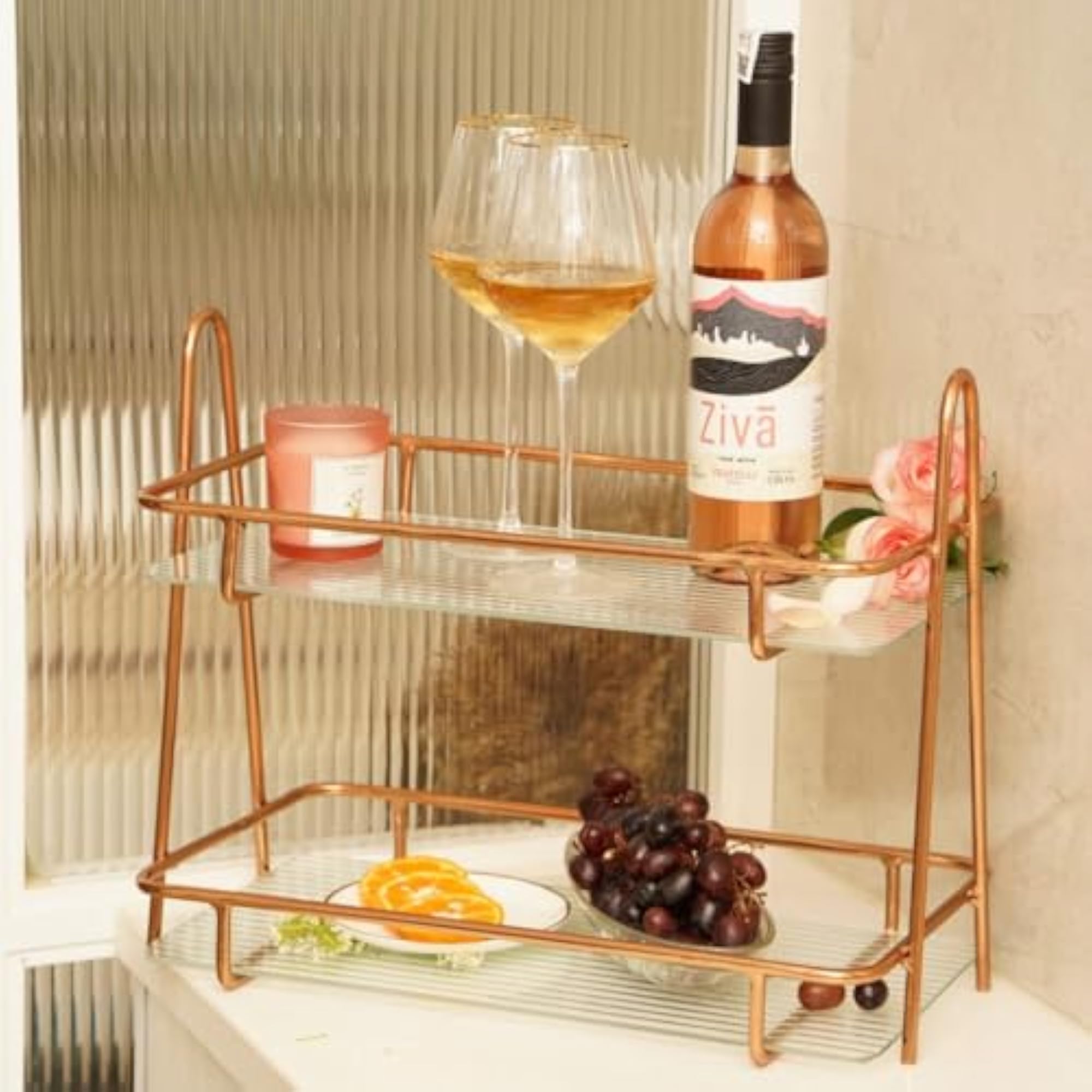 Divine Design: Elegant Rectangular Vanity Shelf
